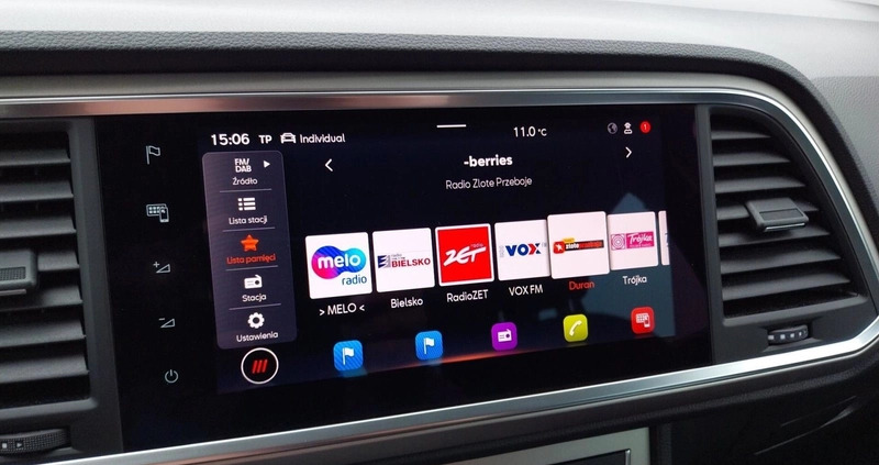 Seat Ateca cena 124900 przebieg: 54315, rok produkcji 2021 z Ińsko małe 352